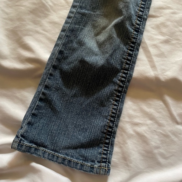 Brand freestyle Revolution size 7 girls flared jeans stretchy with pockets - Picture 5 of 8